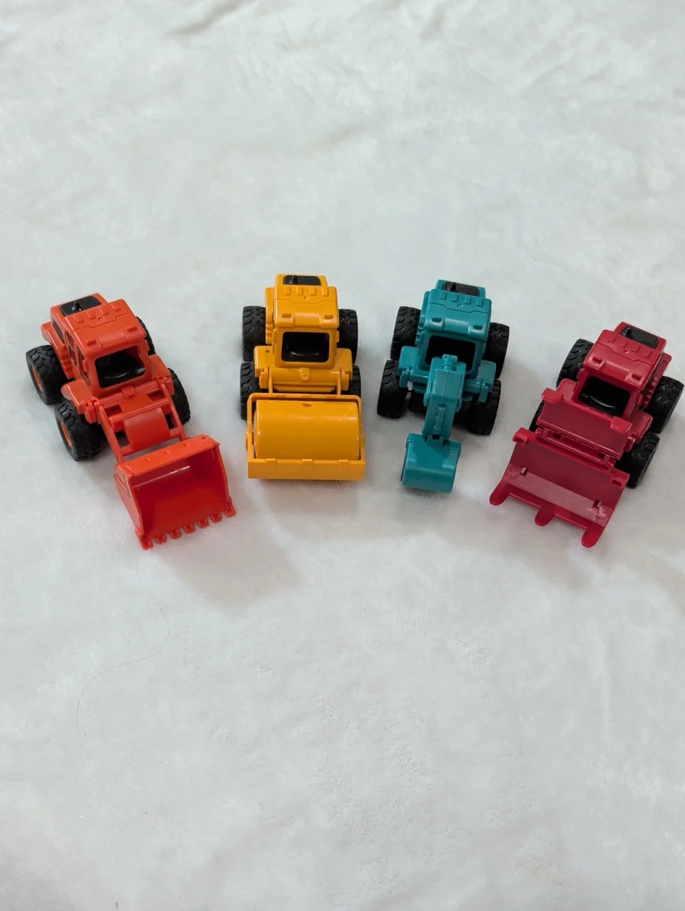 Set Of 4 Construction Vehicles